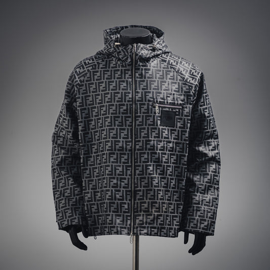 Fe  FF full print windbreaker zipper jacket