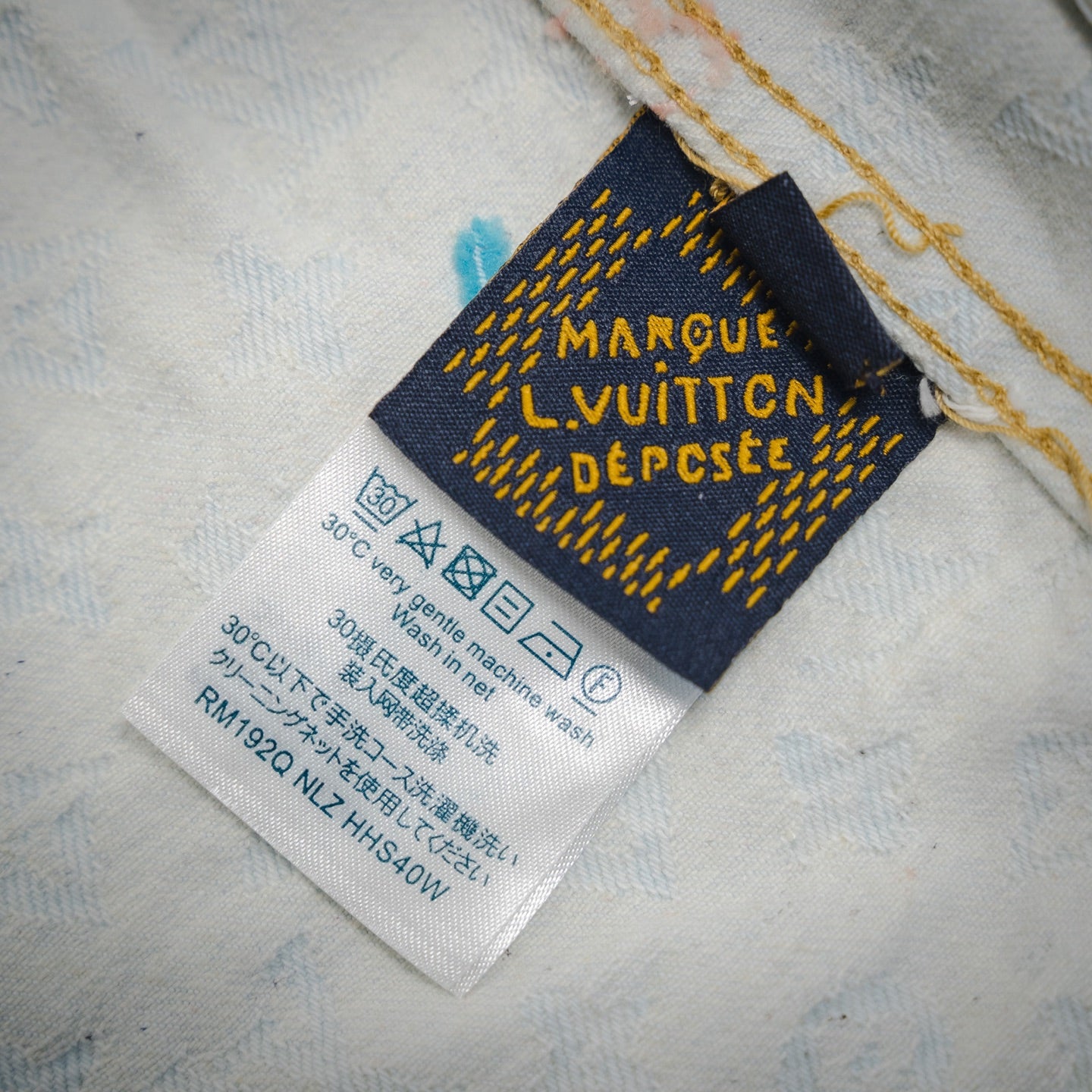 1V Tyler co-branded embroidered denim jacket set