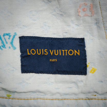 1V Tyler co-branded embroidered denim jacket set