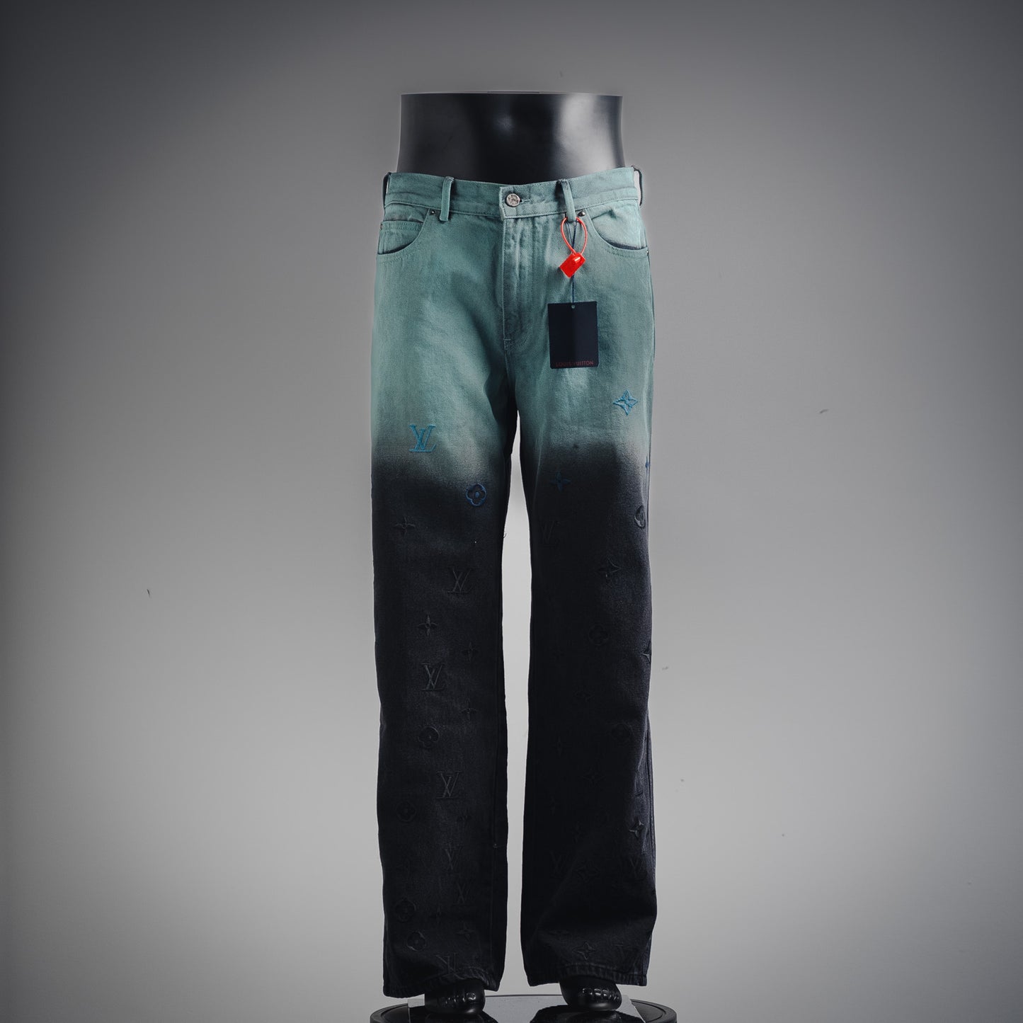 1V 24Fw Embroidered Gradient Jeans Set
