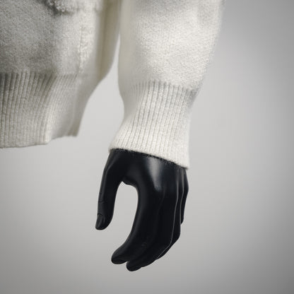 L 24FW Dunkler Muster-Logo Pullover Pullover 