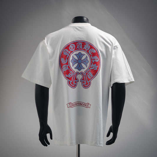 CH 2025ss Hufeisen-Print-T-Shirt 