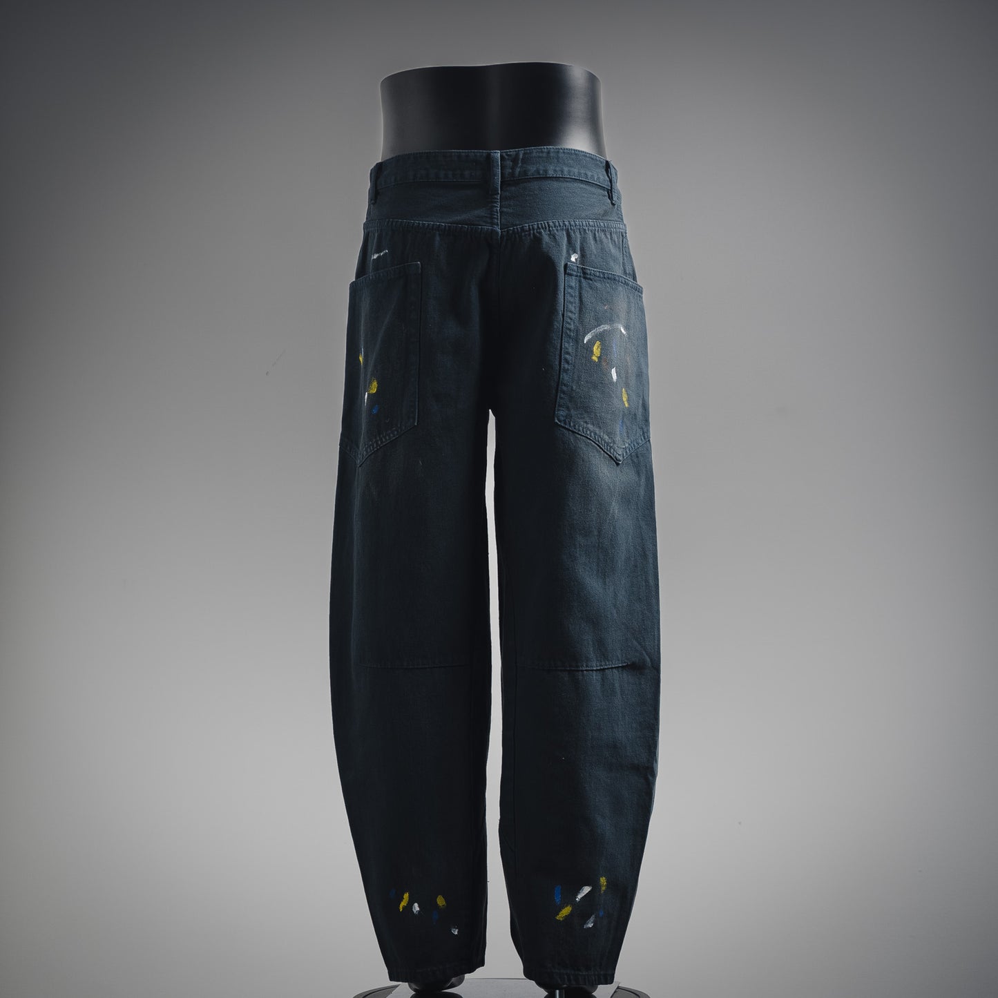 B 24SS Summer Ink-splashed Jeans