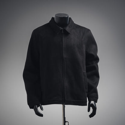 1V 24FW new suede lapel jacket