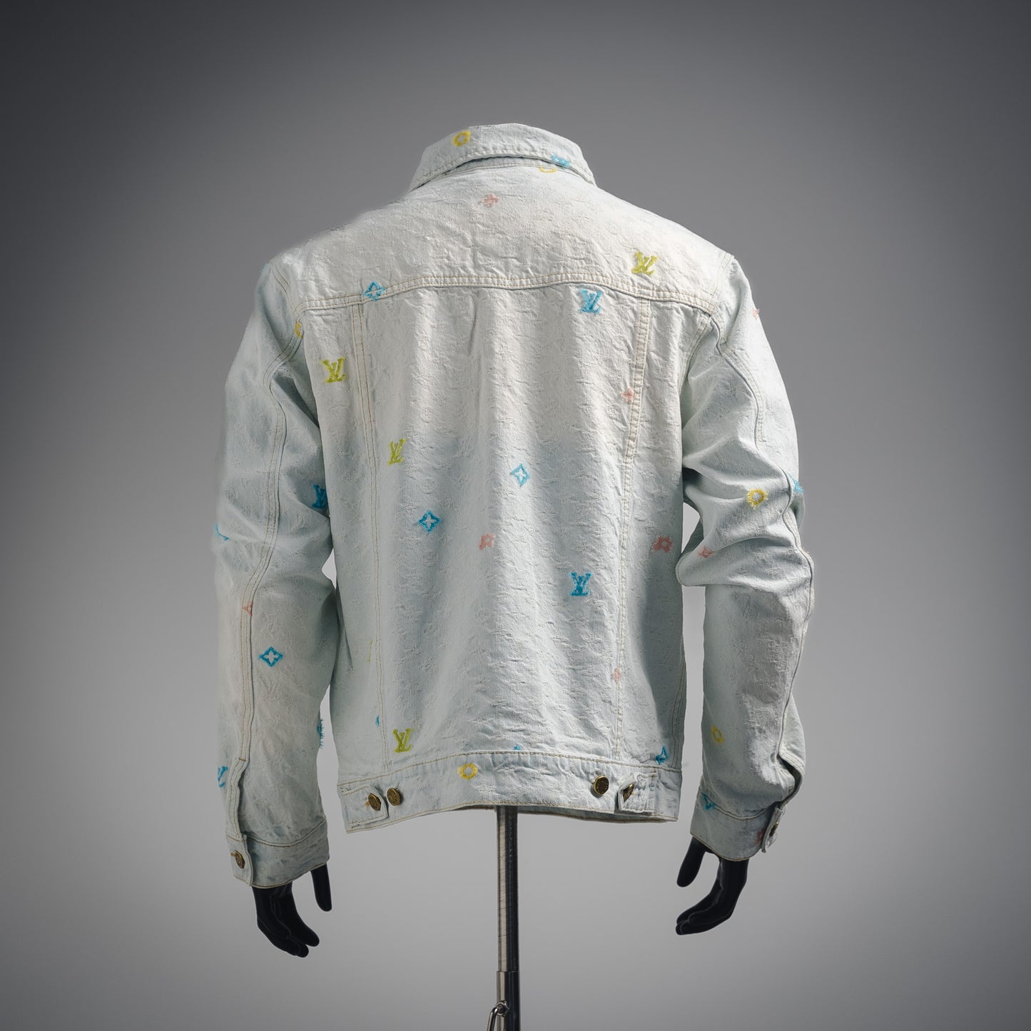 1V Tyler co-branded embroidered denim jacket set