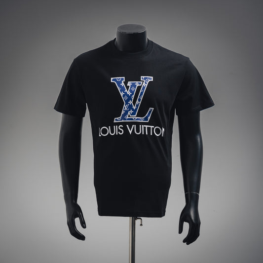 1V  Letter logo printed T-shirt