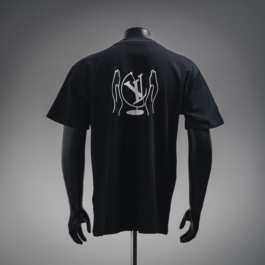L  Washed Printed Cotton T-Shirt