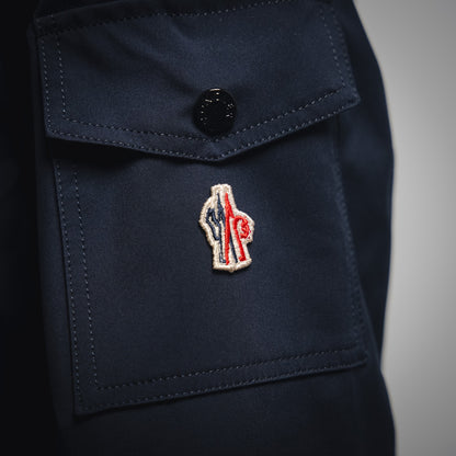 Mo  2025SS Small logo pocket hooded jacket
