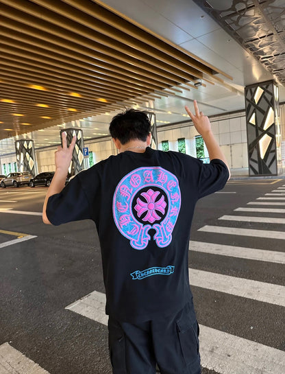 CH 2025ss horseshoe print T-shirt
