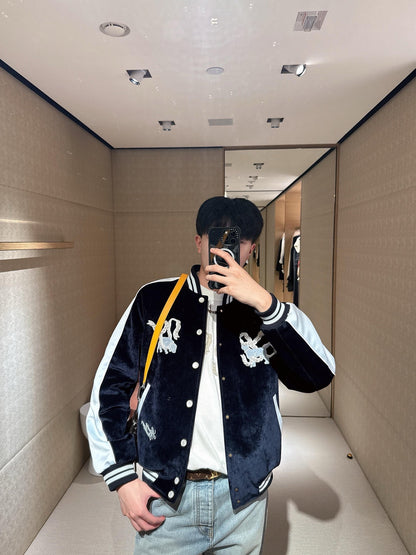 L 24Fw Perlmutt Samt Yokosuka Jacke 