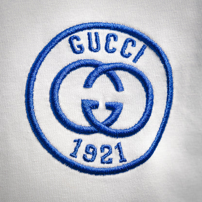 G  1921 embroidered logo contrasting short sleeves