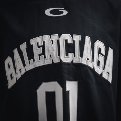 B 2025ss 01 jersey embroidered T-shirt