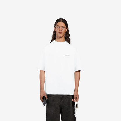 B 24ss letter logo printed T-shirt