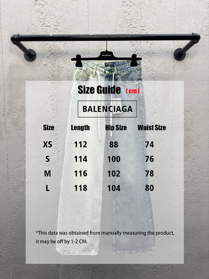 B  Spliced Bamboo Jeans