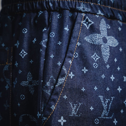 1V 2025 Print  Denim Shorts