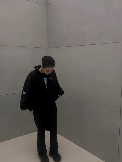 B  Logo embroidered jacket