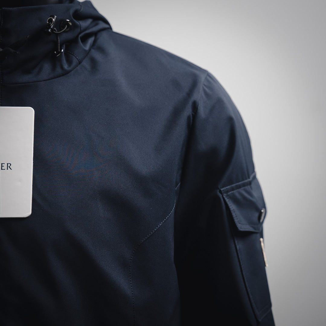 Mo  2025SS Small logo pocket hooded jacket