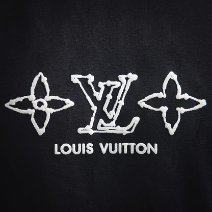 1V  25ss front and back four-leaf clover logo printed T-shirt