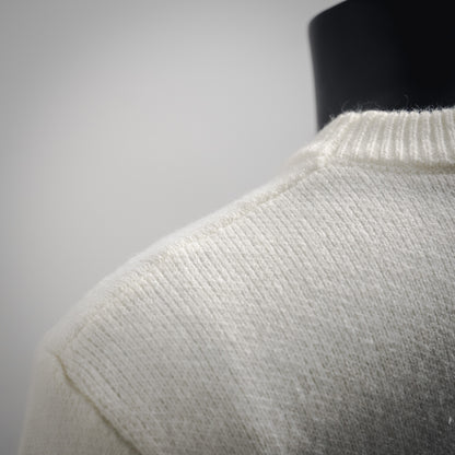 L 24FW Dunkler Muster-Logo Pullover Pullover 