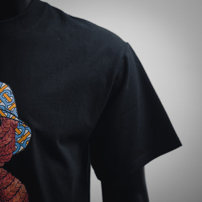 Bu  front and back bear print T-shirt