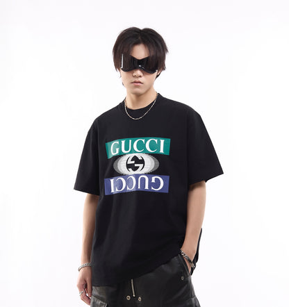 G  Classic style double logo printed T-shirt
