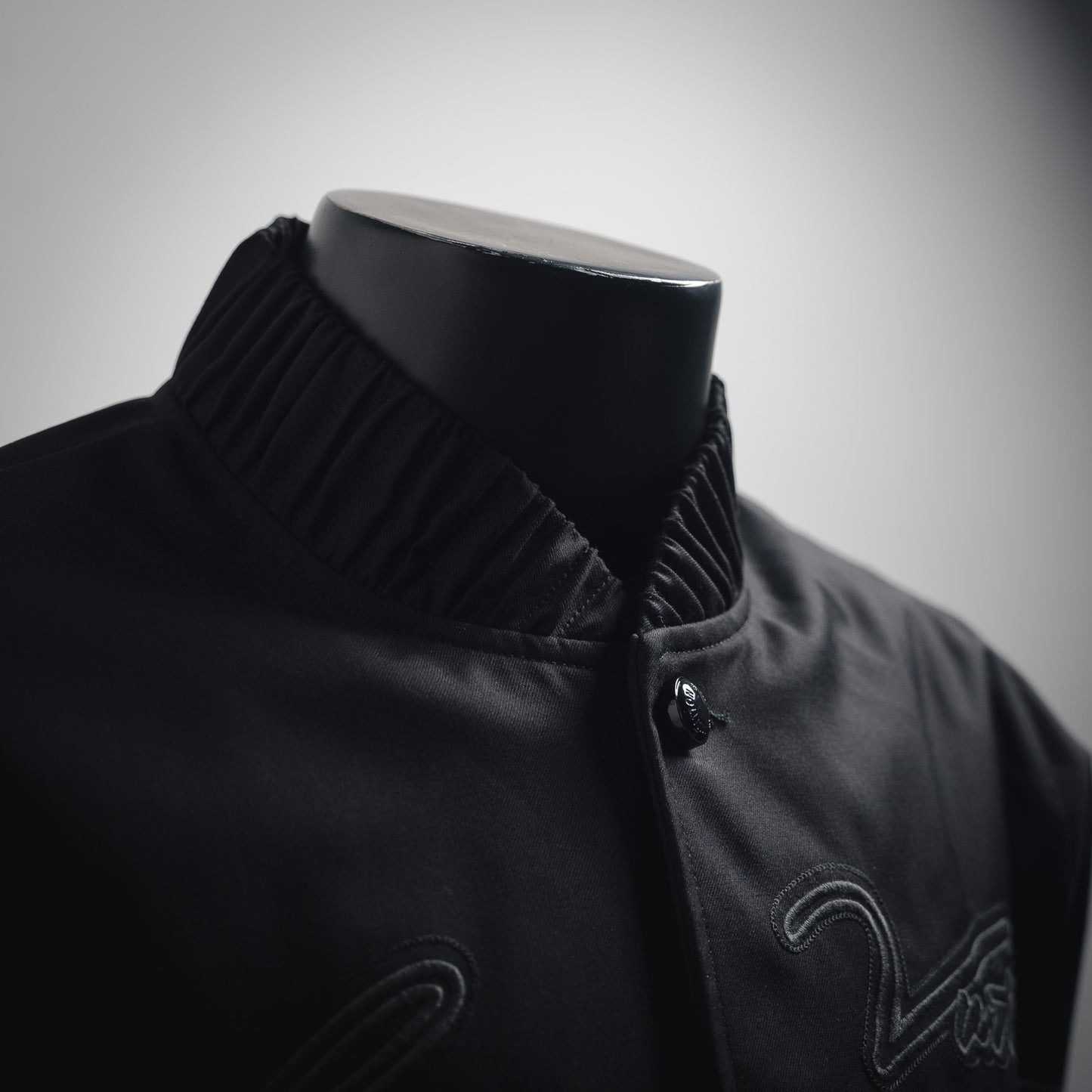 1V Pharrell embroidered flight jacket