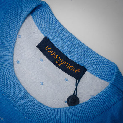 1V 25ss ski series gradient knitted short sleeves