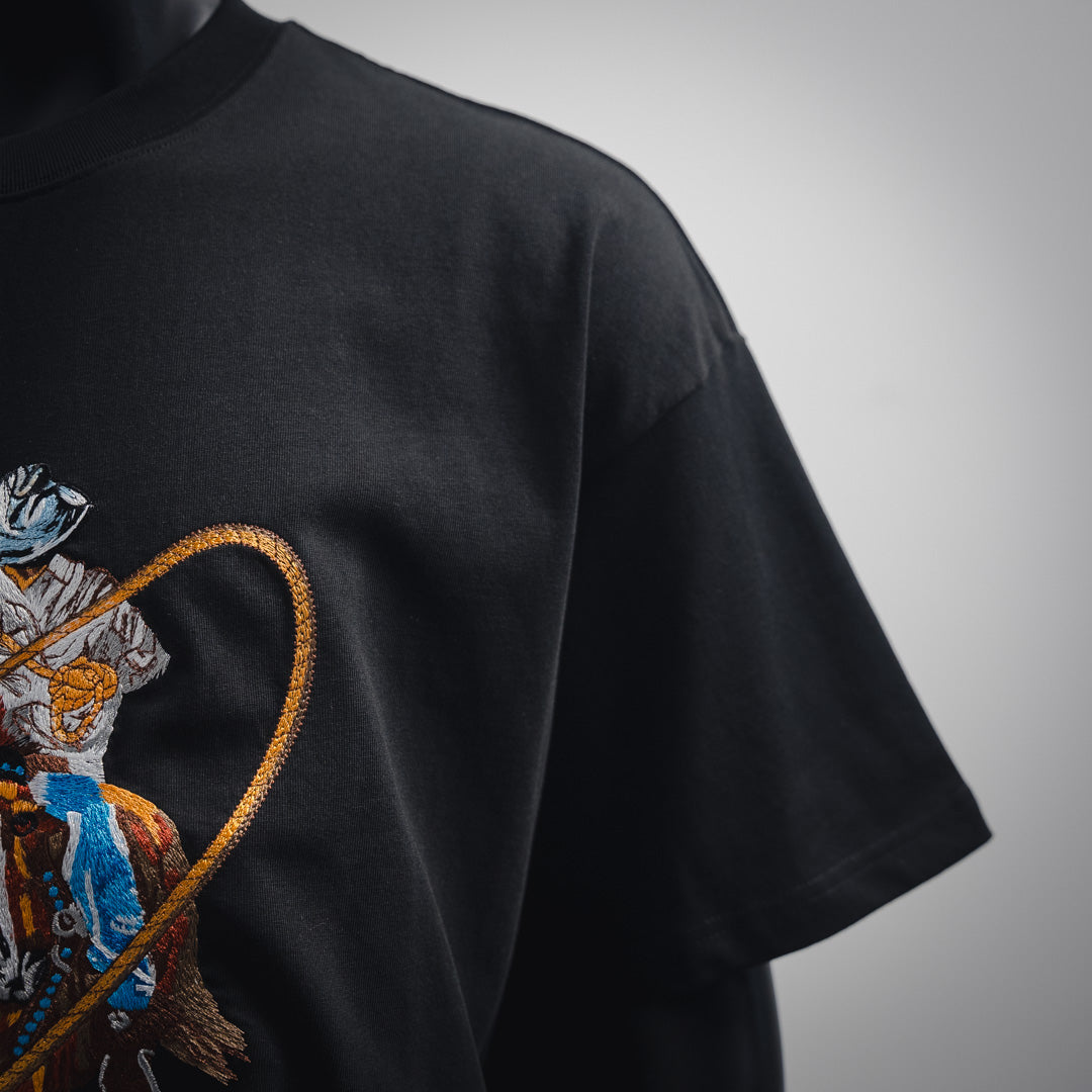 1V 2025ss Graphic Embroidered Cotton T-Shirt