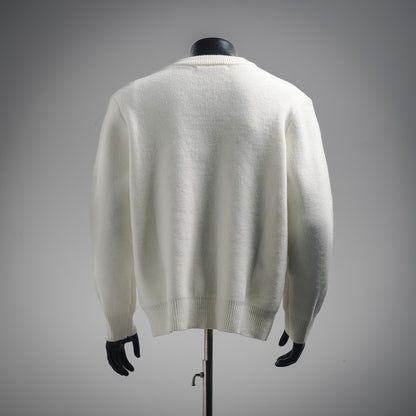 L 24FW Dunkler Muster-Logo Pullover Pullover 