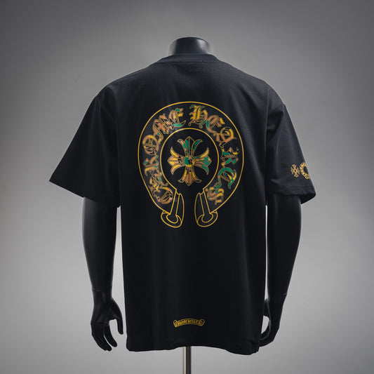 CH 2025ss Hufeisen-Print-T-Shirt 