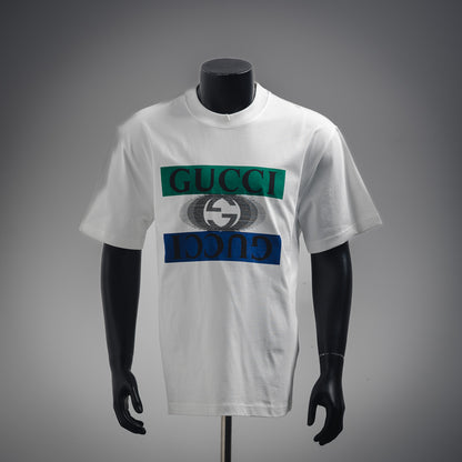 G  Classic style double logo printed T-shirt