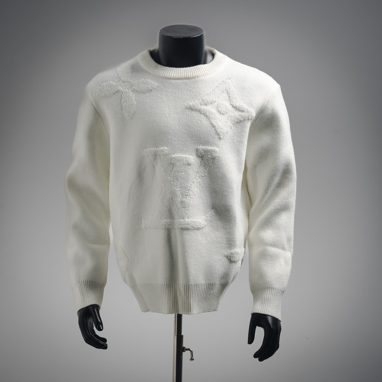 L 24FW Dunkler Muster-Logo Pullover Pullover 