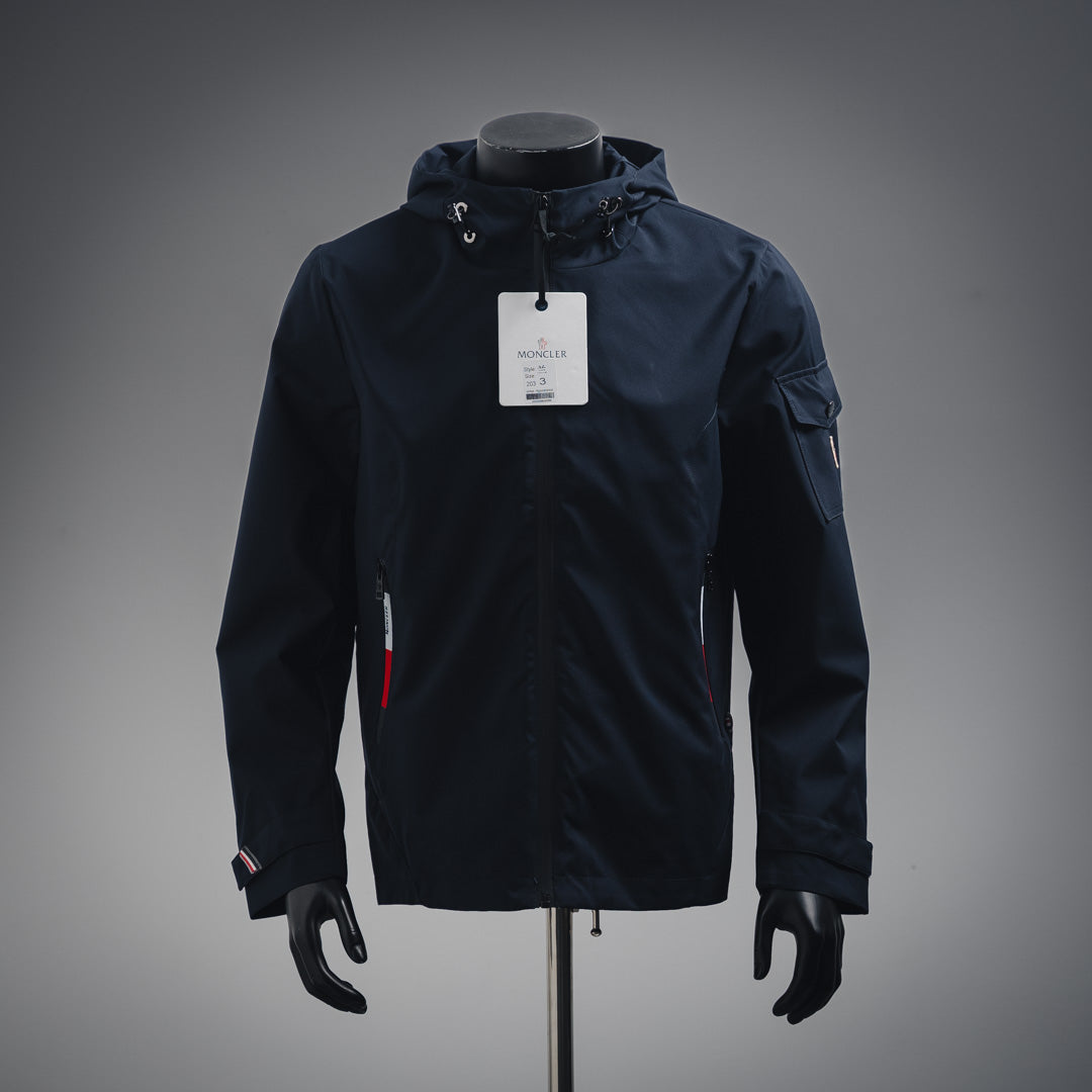 Mo  2025SS Small logo pocket hooded jacket