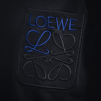 T-Shirt mit gesticktem Pocket-Logo 