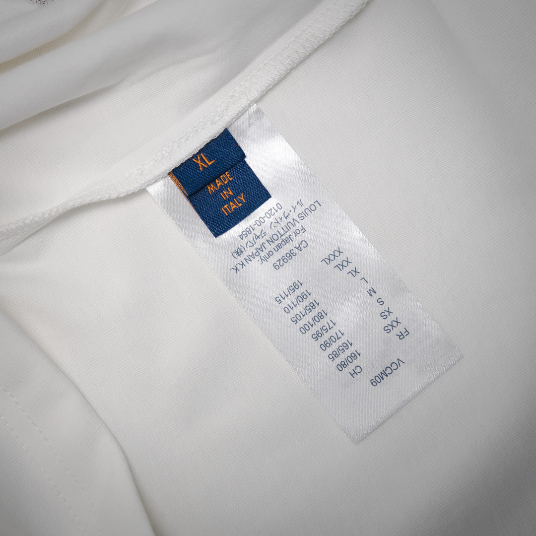 1V 2025ss Graphic Embroidered Cotton T-Shirt