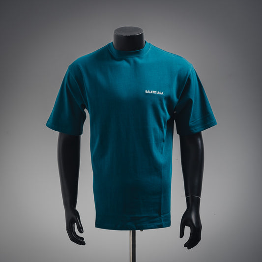 B Embroidered letter short-sleeved T-shirt