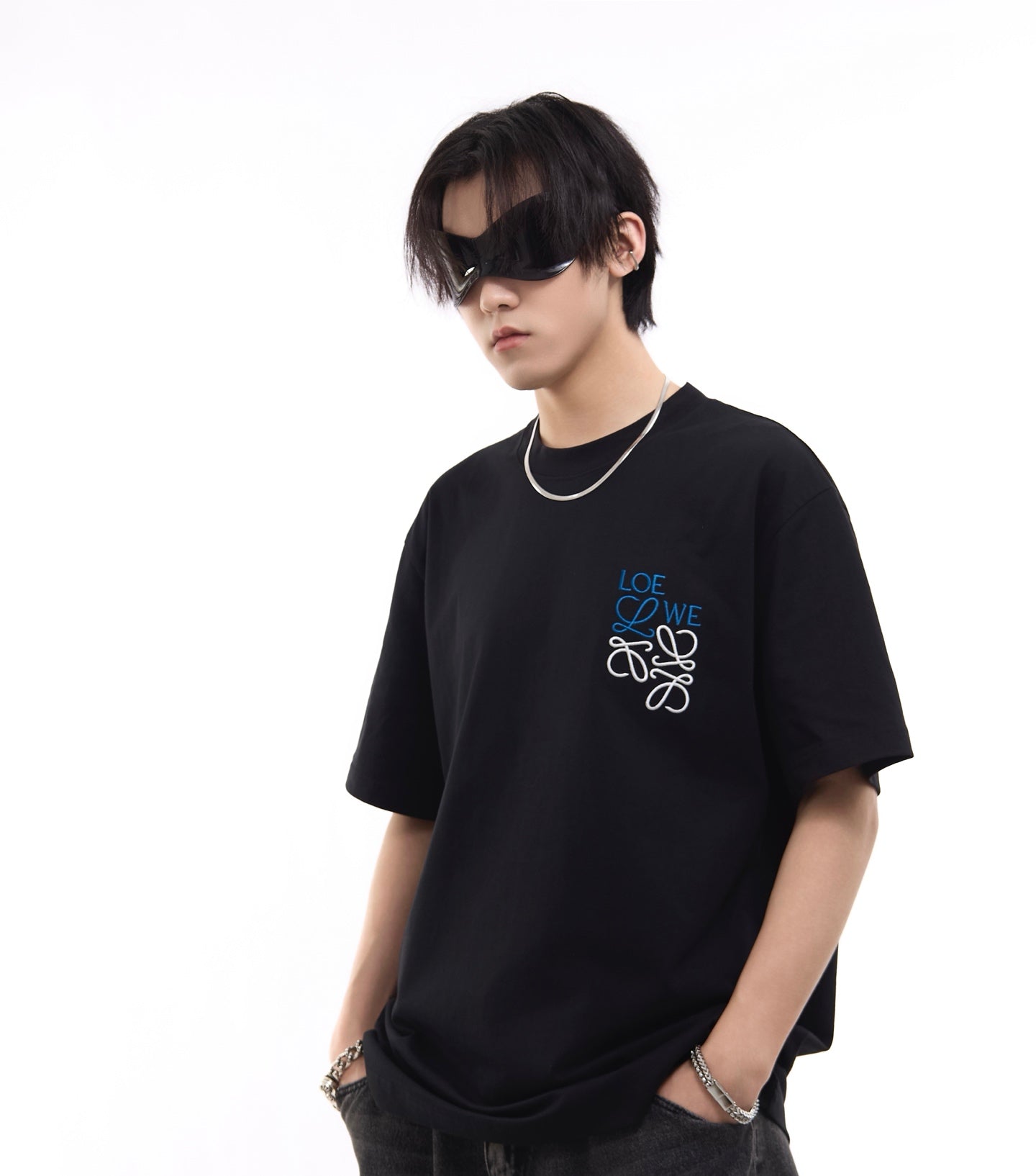Le classic logo embroidered short sleeves