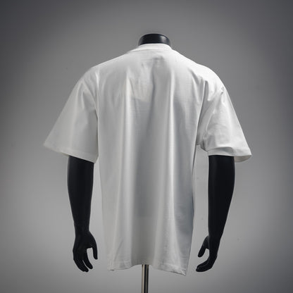 Le 2025ss fluoreszierendes T-Shirt mit Schlangenmuster 