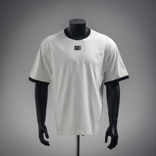M Embroidered logo T-shirt