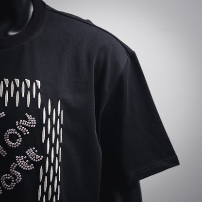 1V Embroidered Signature Cotton T-Shirt