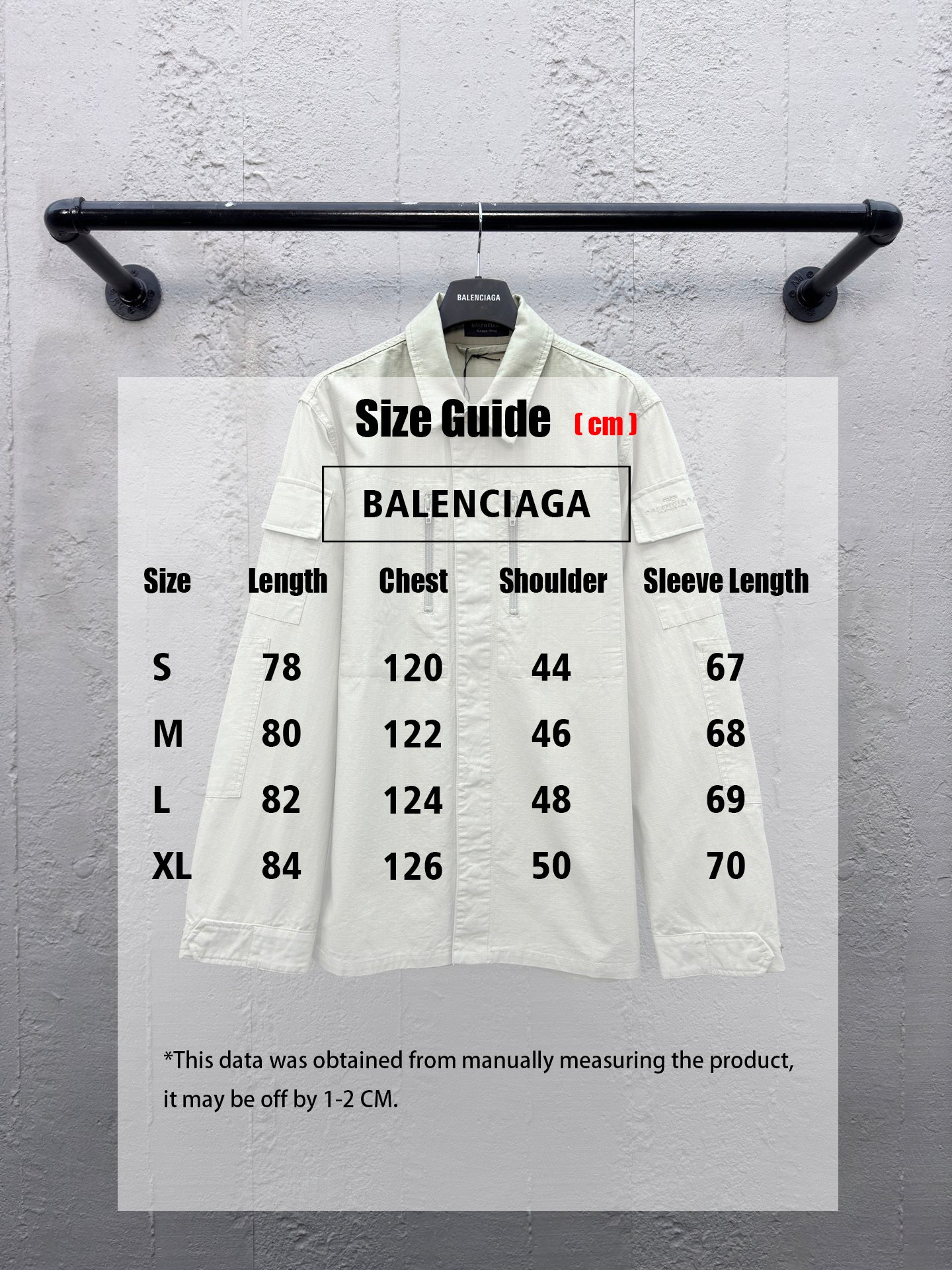 B  Simple Single Row Work Jacket Coat