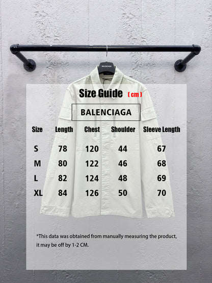 B  Simple Single Row Work Jacket Coat