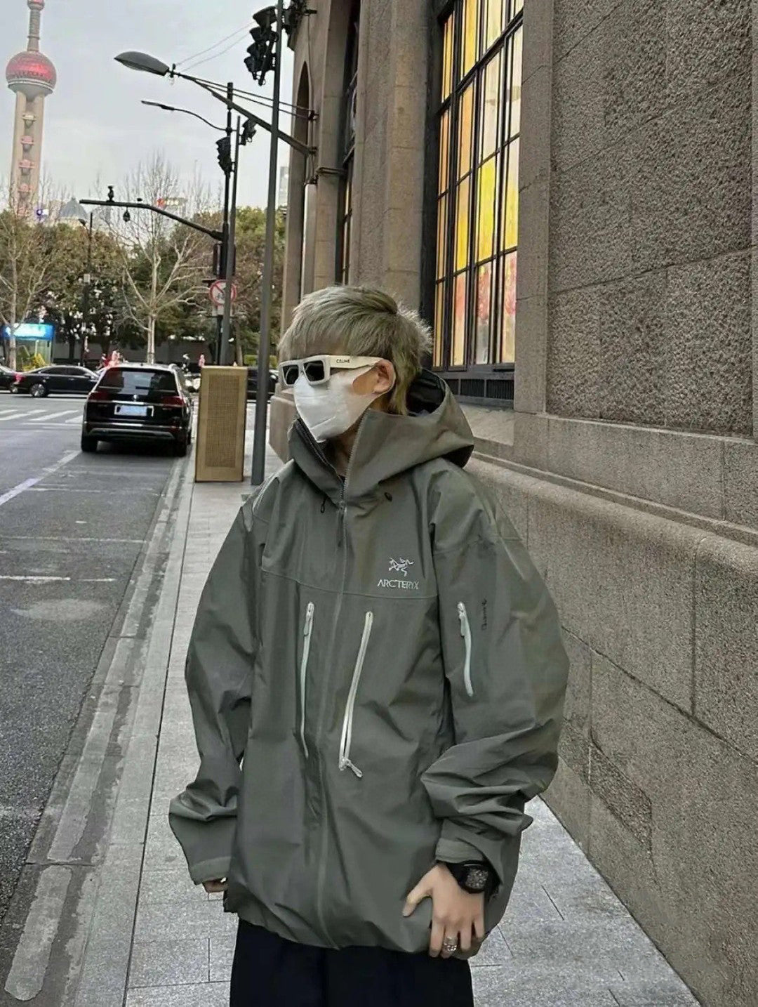 A Alpha SV 6 Hardshell Sweatshirt