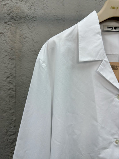 M  embroidered shirt
