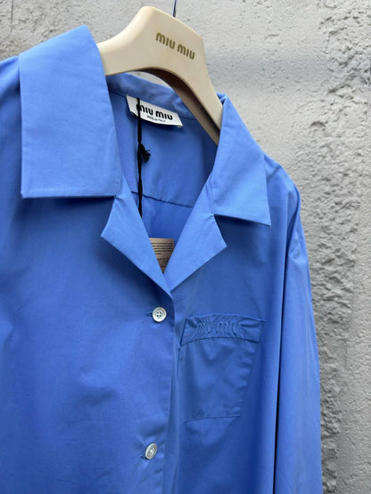 M  embroidered shirt