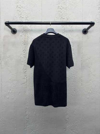 1V  25SS Jacquard Woolen T-shirt