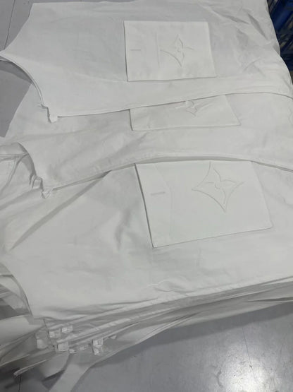 1V Embossed short-sleeved shirt