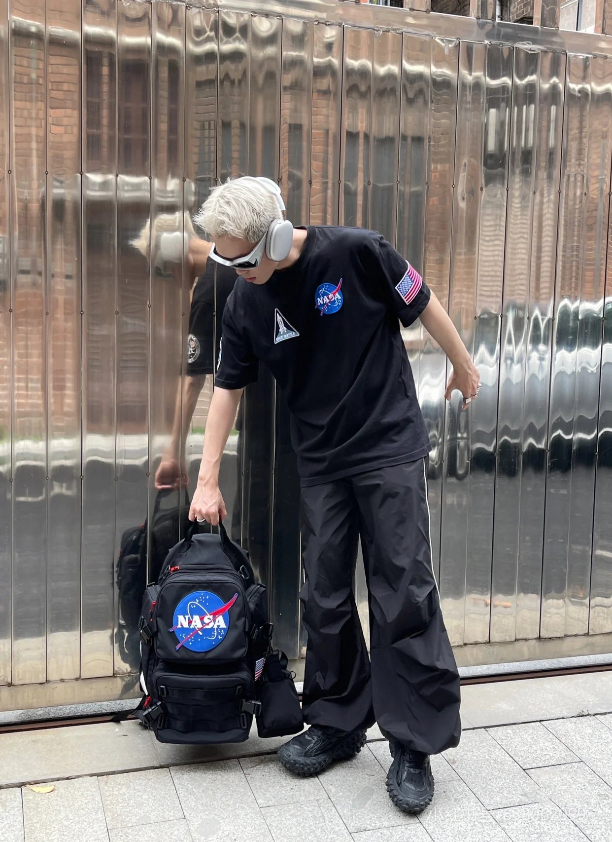 B  X NASA Aviation T-Shirt