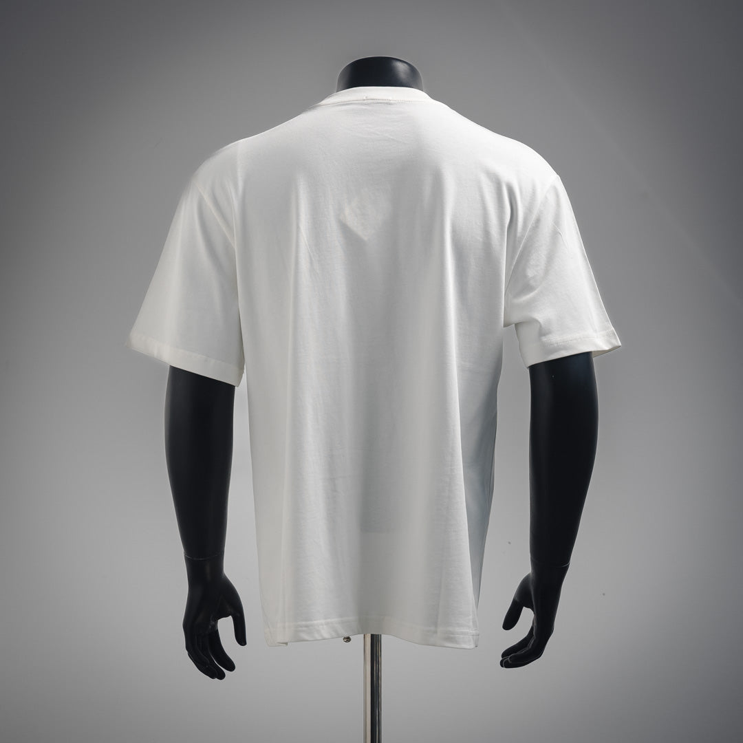 T-Shirt mit gesticktem Pocket-Logo 