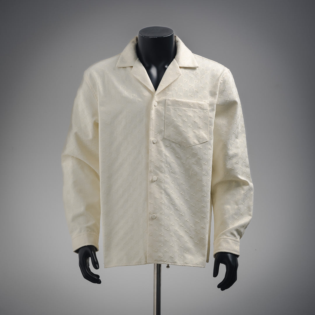 G  25ss Hidden Jacquard Lapel Cardigan Jacket